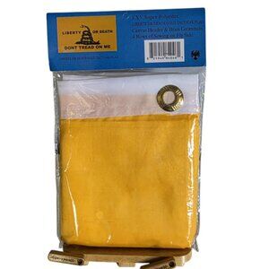 NWT Liberty or Death Gold Tactical Flag 3' x 5'